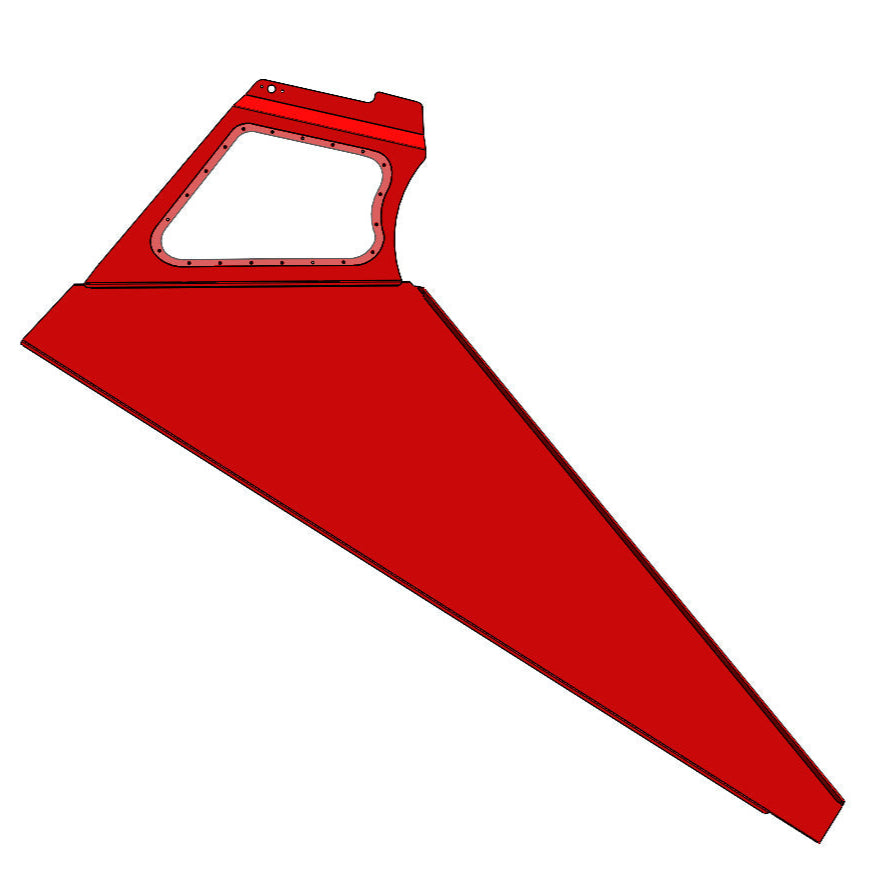 Right Upper Quarter , Window and Lexan Assembled / TRP-UQR