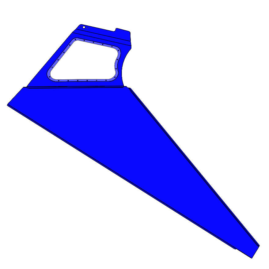 Right Upper Quarter , Window and Lexan Assembled / TRP-UQR