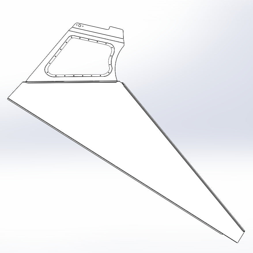 Right Upper Quarter , Window and Lexan Assembled / TRP-UQR