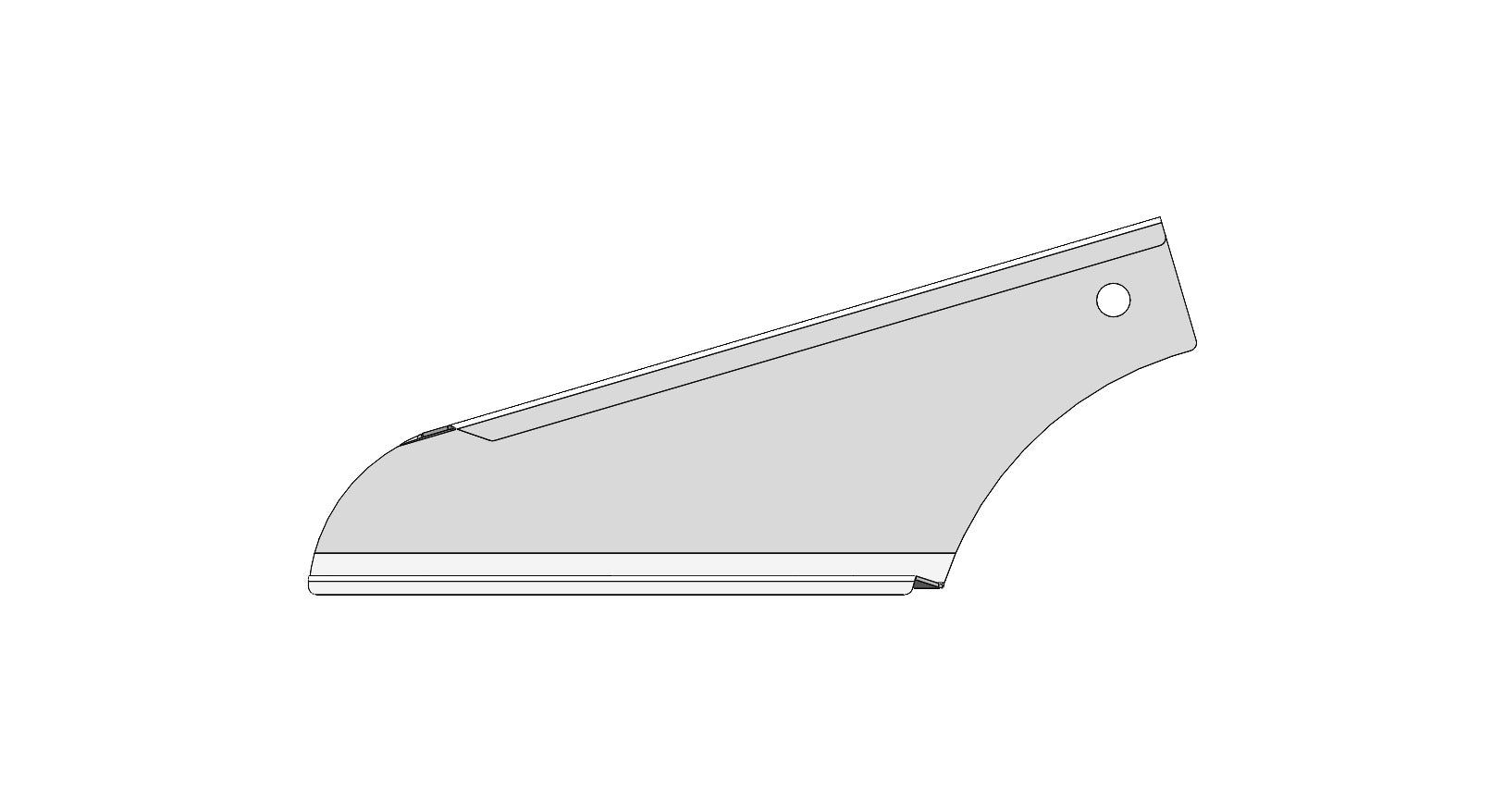 Right Roof Post Base / TRP-1R
