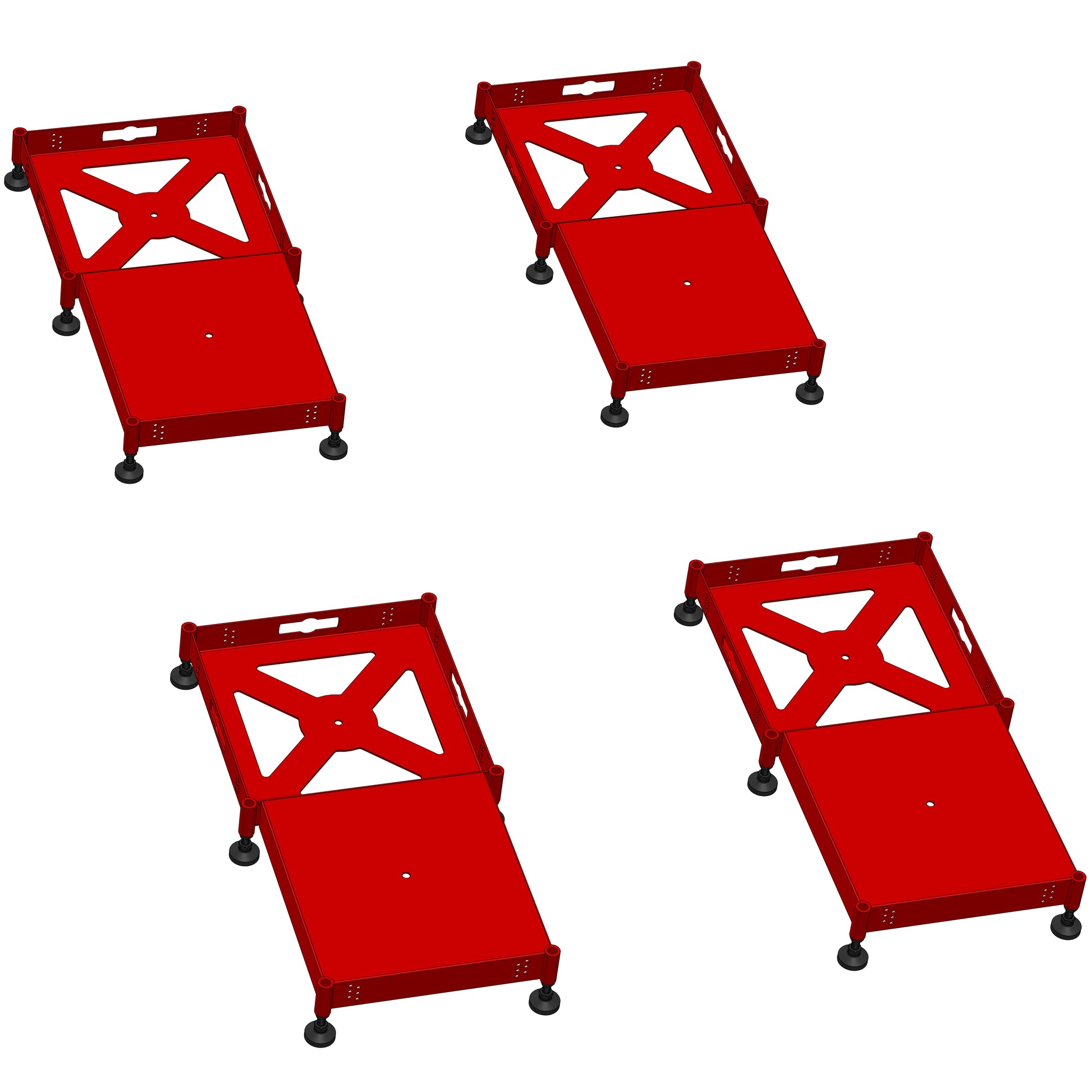 Scale Pad Leveler & Roll-Off Set (Set of 4)